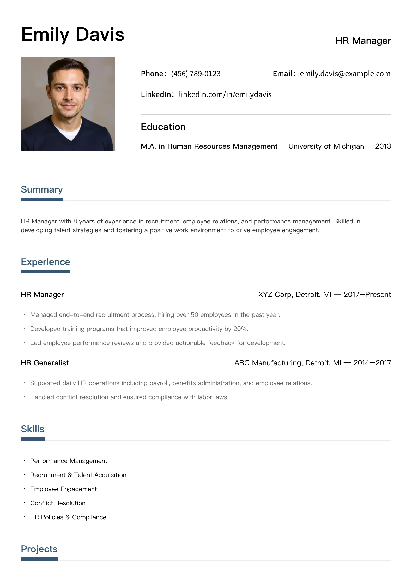 Resume Template