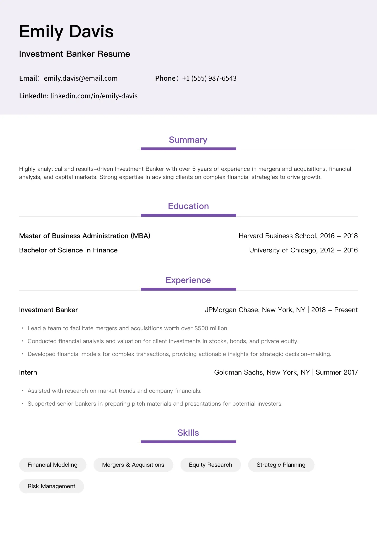 Resume Template